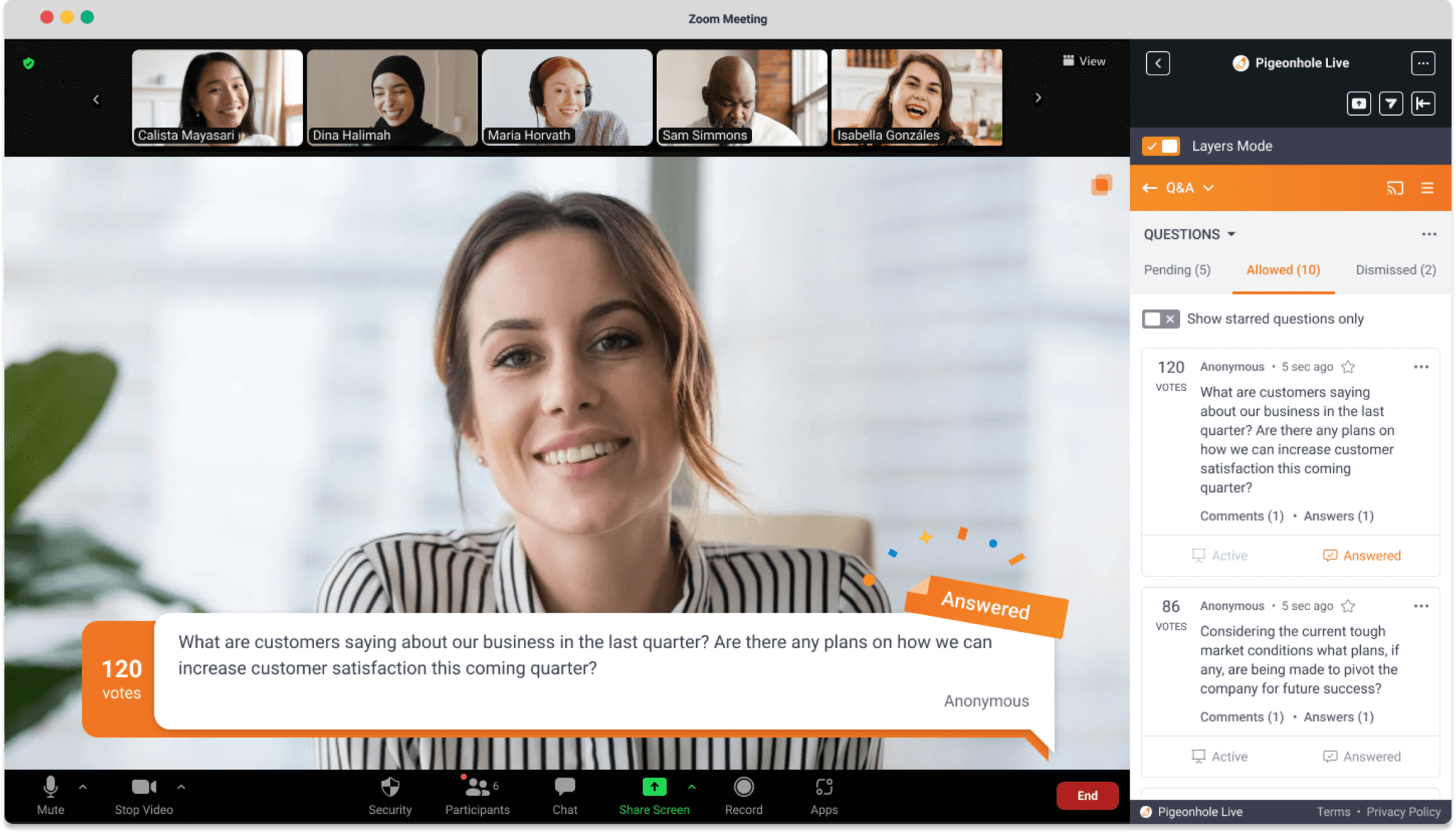 Widget of the Month Pigeonhole Live BW Events Tech